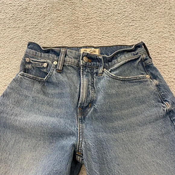 Madewell The Perfect Vintage Wide Leg Jean Womens 26x29 Blue High Rise NR475 - Picture 4 of 15